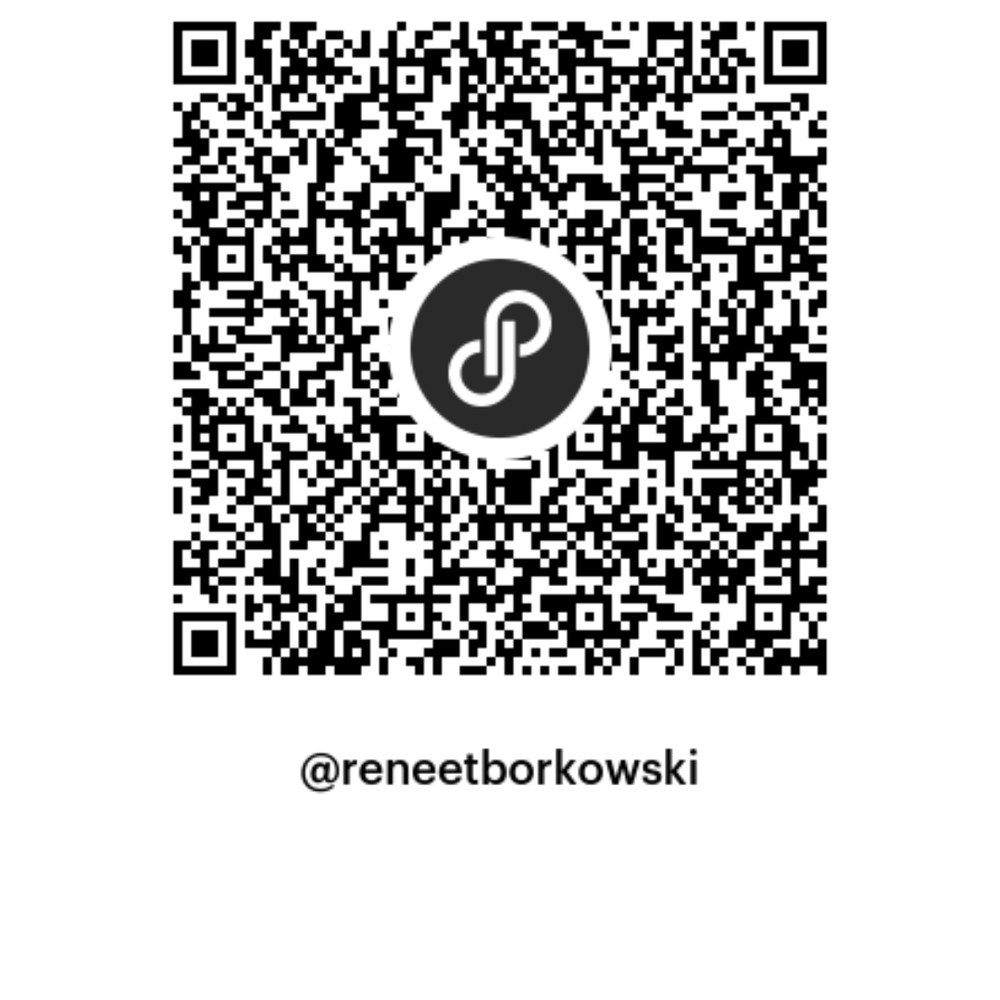 Custom QR Code Profile Link - Black Design